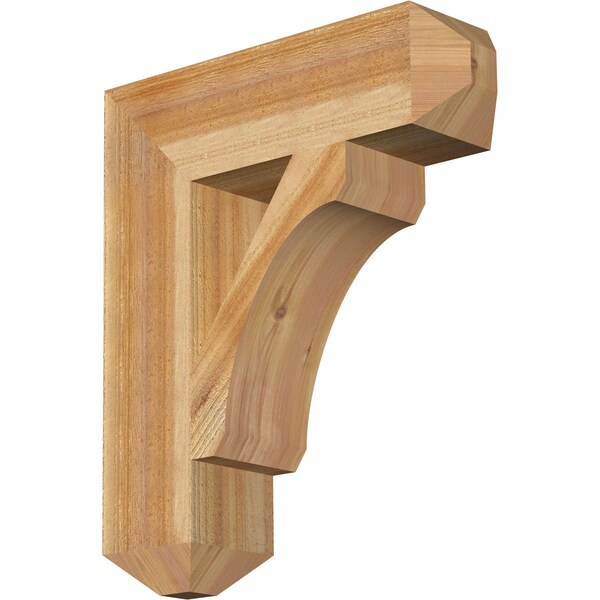 Ekena Millwork Legacy Craftsman Rough Sawn Bracket, Western Red Cedar, 6"W x 22"D x 26"H BKT06X22X26LEC04RWR - main